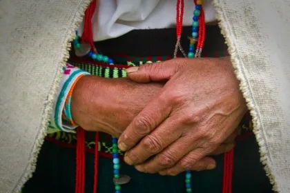 Indigene Gemeinschaft in Ecuador