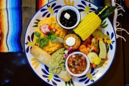 Vegetarisches Essen Mexiko