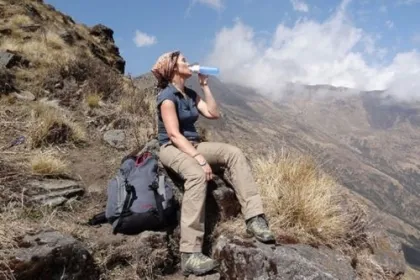 Nachfüllbare Flasche Nepal benutzen