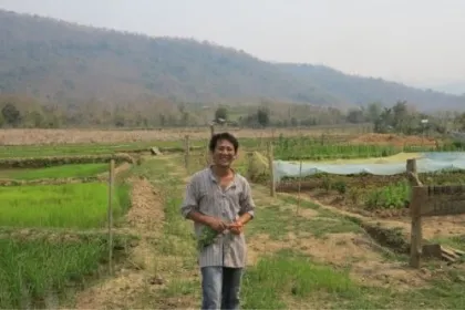Farmer in Laos