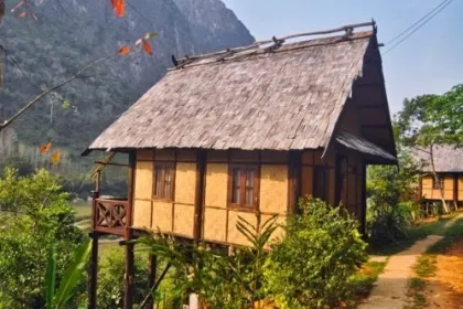 Das Riverside Hotel in Laos