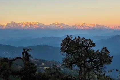 Einde wandeldag 1 in Vridh Jageshwar