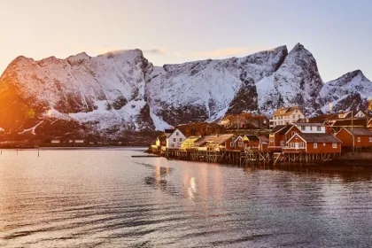 Norwegen Lofoten Winter