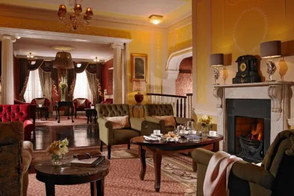 Dublin - Schlafzimmer im Buswells Hotel.
