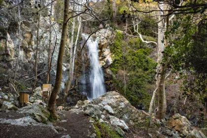 Wasserfall in Kalidonia, Troodos Gebirge.
