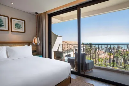 Hotel mit Meeresblick in Phan Thiet, Vietnam.