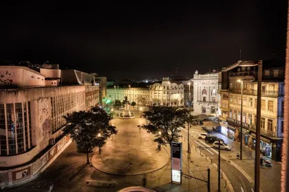 Porto zentral aussicht vom Hotel.
