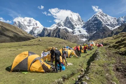 Trekking Exkursion in Peru.