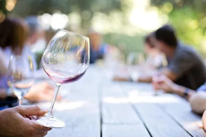 Weinprobe exkursion.