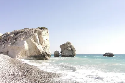 Zypern. Die weißen Klippen von Limassol.