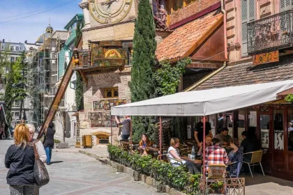 Cafe in Tiflis.