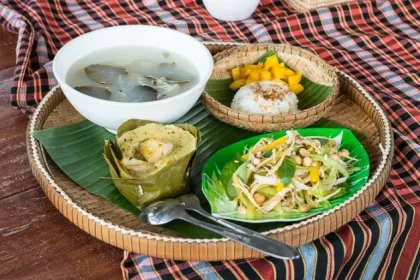 Local Food in kambodscha.