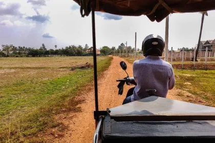 Tuktuk-Fahrt in Seam Reap.
