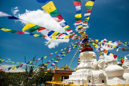Tempel in Nepal.