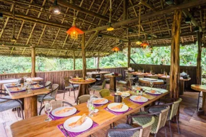 Ecolodge am Amazonas.