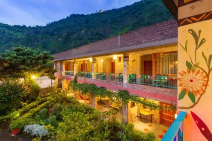Hotel in Baños in Ecuador.