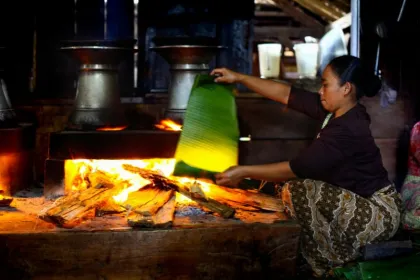 Kochkurs in Indonesien.