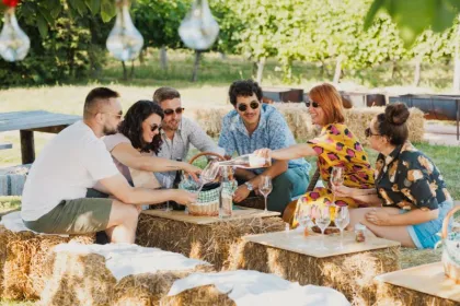 Weinverkostung in Kroatien