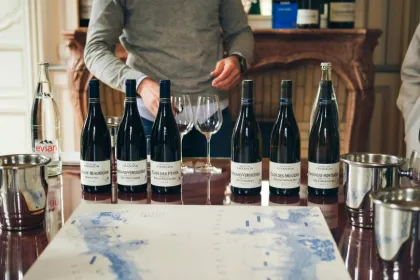Regionale Weine in der Bretagne probieren.