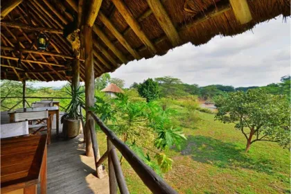 Uganda Urlaub - Hotel Queen Elizabeth NP.