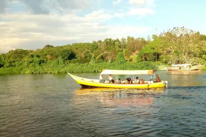 Nachhaltige Uganda Reise - Bootstour auf dem Nil.