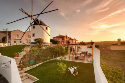 Alentejo Rundreise - Windmühlenhotel in Alentejo.