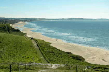 Beeindruckende Küstenpanoramen in der Normandie.