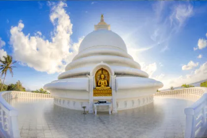 Ein heiliger Tempel in Sri Lanka.