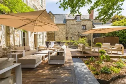 Küstenradweg Bretagne - Hotel in Dinan.