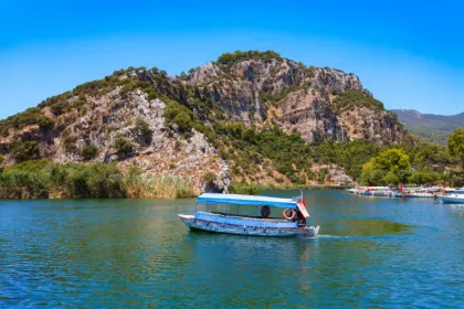 Türkei Familienreise-Bootstour in Dalyan.