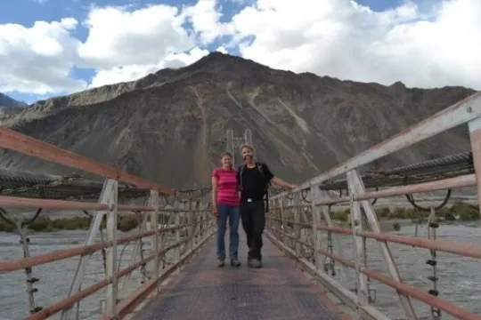 Natascha reiste mit ihrem Partner nach Ladakh