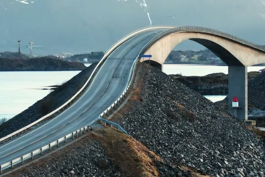 Atlantic Ocean Road Roadtrip Norwegen