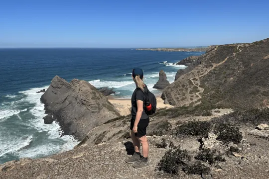 Wanderung in Portugal.