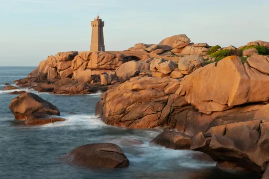 Granitküste Bretagne.